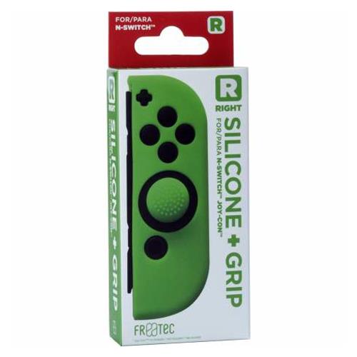 Capa Silicone + Grips Nintendo Switch - Joy-Con Direito Verde For Discount