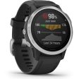 Relógio Desporto Garmin Fénix 6S 42mm - Prateado | Preto Online now