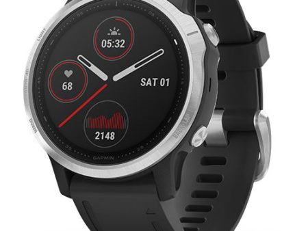 Relógio Desporto Garmin Fénix 6S 42mm - Prateado | Preto Online now