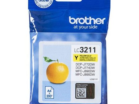 Tinteiro Brother LC3211Y - Amarelo Hot on Sale