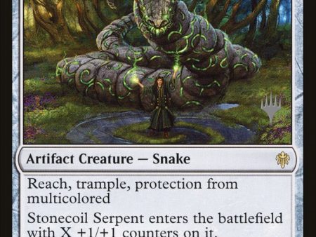 Stonecoil Serpent (Promo Pack) [Throne of Eldraine Promos] Online now