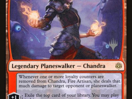 Chandra, Fire Artisan (Promo Pack) [War of the Spark Promos] For Cheap