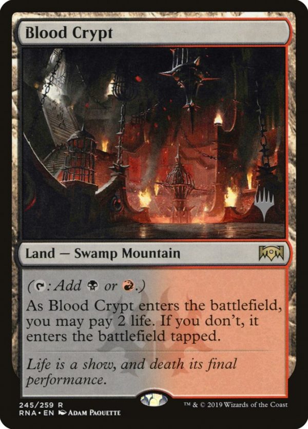 Blood Crypt (Promo Pack) [Ravnica Allegiance Promos] For Cheap