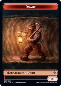 Dwarf    Food (16) Double-Sided Token [Throne of Eldraine Tokens] For Discount