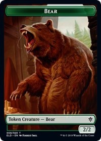 Bear    Food (17) Double-Sided Token [Throne of Eldraine Tokens] Online Hot Sale