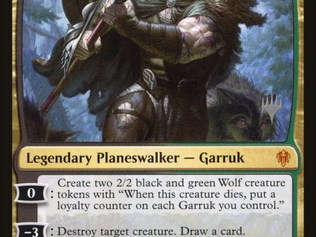 Garruk, Cursed Huntsman (Promo Pack) [Throne of Eldraine Promos] Fashion