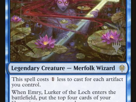 Emry, Lurker of the Loch (Promo Pack) [Throne of Eldraine Promos] Online Hot Sale