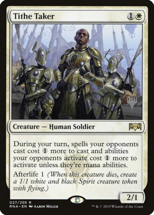 Tithe Taker (Promo Pack) [Ravnica Allegiance Promos] Sale