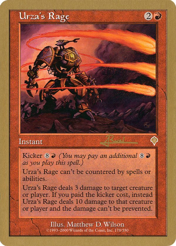 Urza s Rage (Antoine Ruel) [World Championship Decks 2001] Online Sale