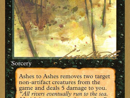 Ashes to Ashes (Leon Lindback) (SB) [Pro Tour Collector Set] Online Sale