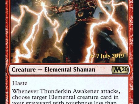 Thunderkin Awakener [Core Set 2020 Prerelease Promos] on Sale