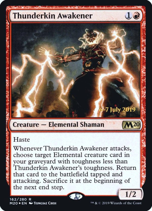 Thunderkin Awakener [Core Set 2020 Prerelease Promos] on Sale