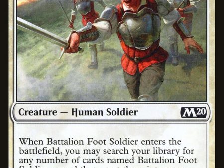 Battalion Foot Soldier [Core Set 2020] For Discount