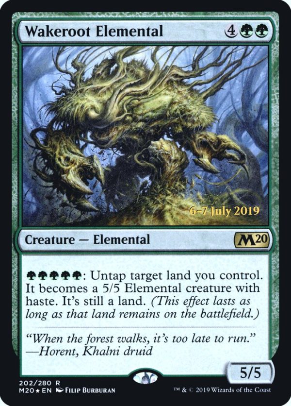 Wakeroot Elemental [Core Set 2020 Prerelease Promos] For Sale