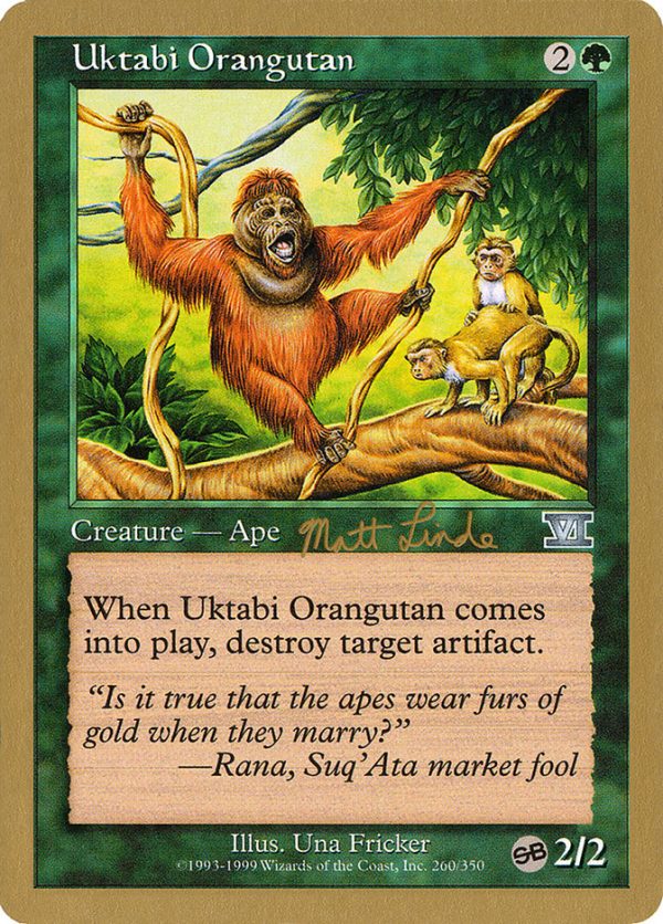 Uktabi Orangutan (Matt Linde) (SB) [World Championship Decks 1999] Online Hot Sale