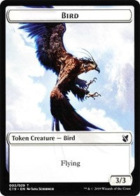 Bird (002)    Sculpture Double-Sided Token [Commander 2019 Tokens] Fashion