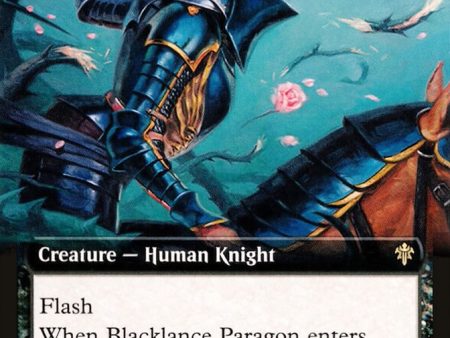 Blacklance Paragon (Extended Art) [Throne of Eldraine] Online Hot Sale