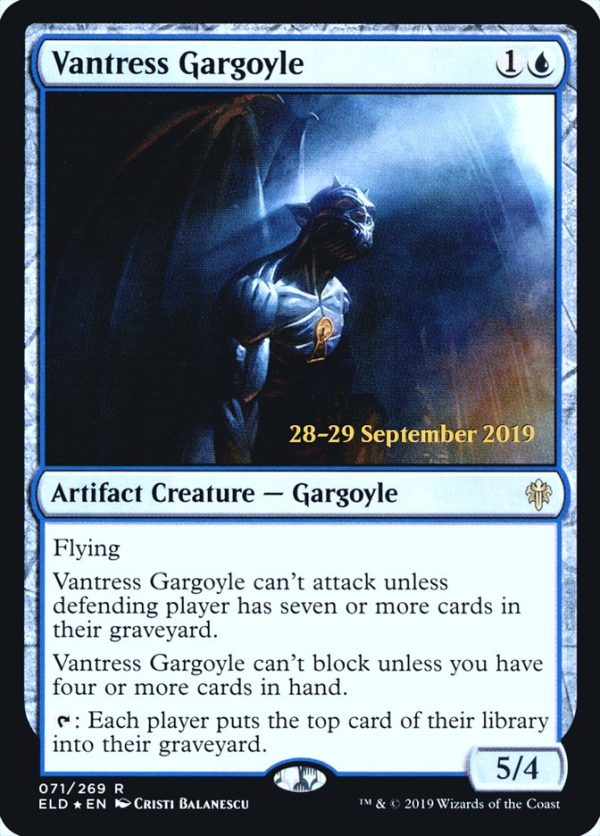 Vantress Gargoyle [Throne of Eldraine Prerelease Promos] Sale