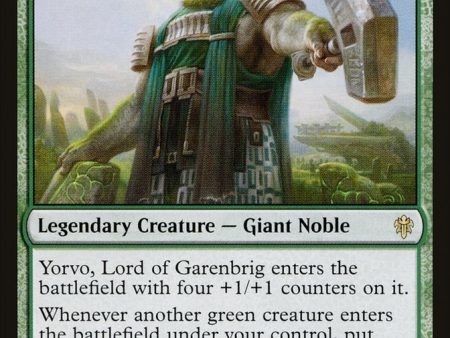 Yorvo, Lord of Garenbrig [Throne of Eldraine] Hot on Sale