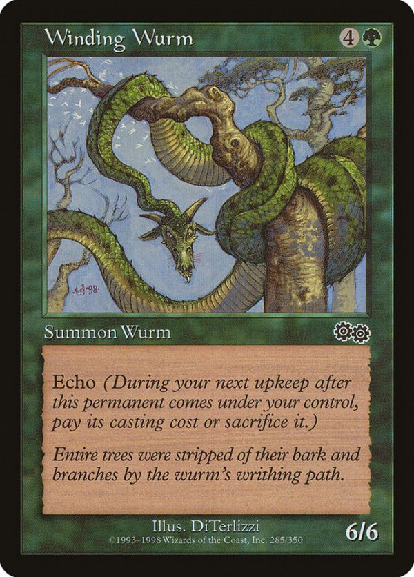 Winding Wurm [Urza s Saga] Online Sale