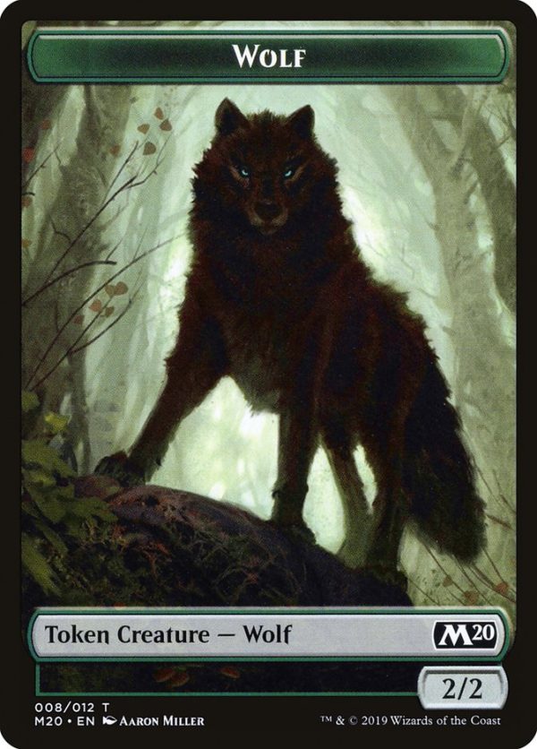 Wolf Token [Core Set 2020 Tokens] Cheap