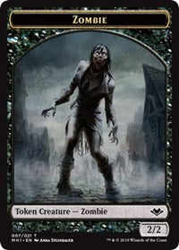 Zombie (007)    Rhino (013) Double-Sided Token [Modern Horizons Tokens] Online Hot Sale