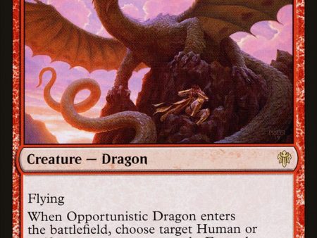 Opportunistic Dragon [Throne of Eldraine] Sale