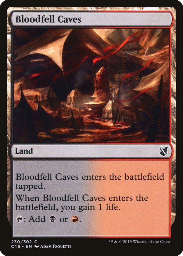 Bloodfell Caves [Commander 2019] Discount