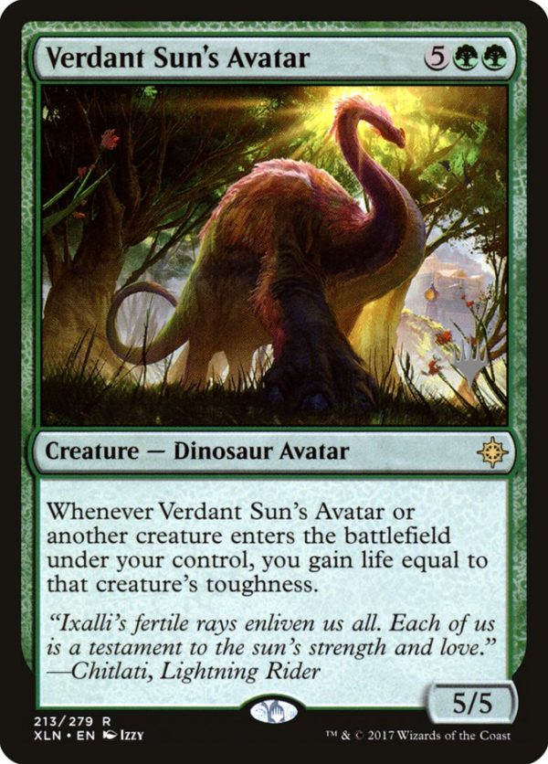 Verdant Sun s Avatar (Promo Pack) [Ixalan Promos] Cheap