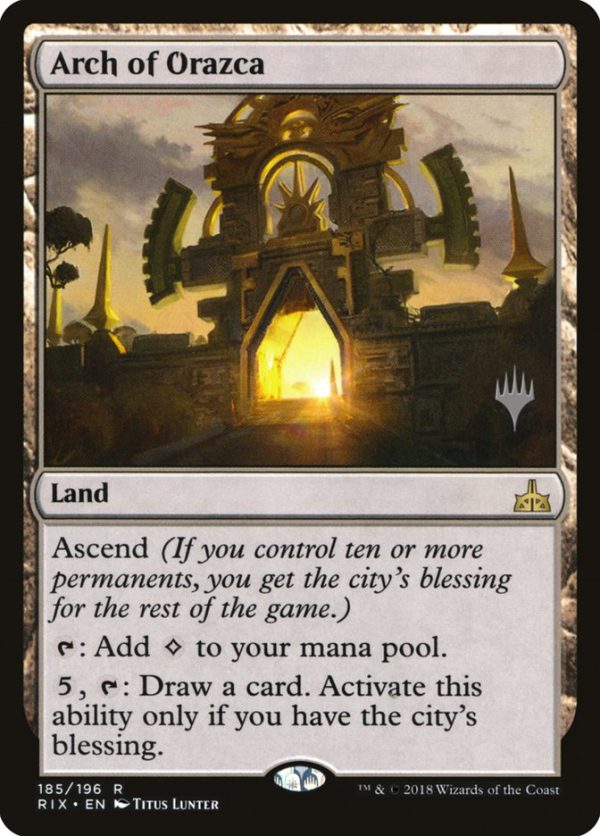 Arch of Orazca (Promo Pack) [Rivals of Ixalan Promos] Discount