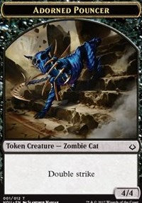 Adorned Pouncer    Warrior Double-Sided Token [Hour of Devastation Tokens] Cheap