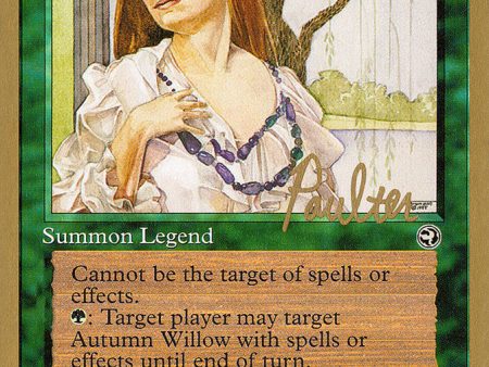 Autumn Willow (Preston Poulter) [Pro Tour Collector Set] For Discount