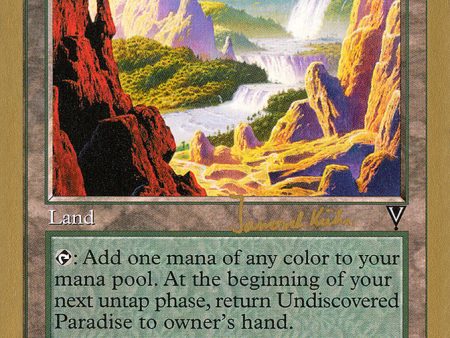 Undiscovered Paradise (Janosch Kuhn) [World Championship Decks 1997] Supply