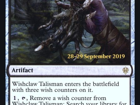 Wishclaw Talisman [Throne of Eldraine Prerelease Promos] Discount