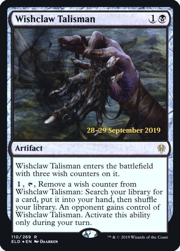 Wishclaw Talisman [Throne of Eldraine Prerelease Promos] Discount