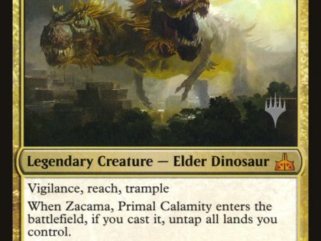 Zacama, Primal Calamity (Promo Pack) [Rivals of Ixalan Promos] Fashion