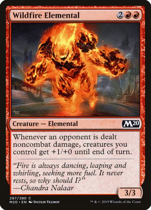 Wildfire Elemental [Core Set 2020] For Discount