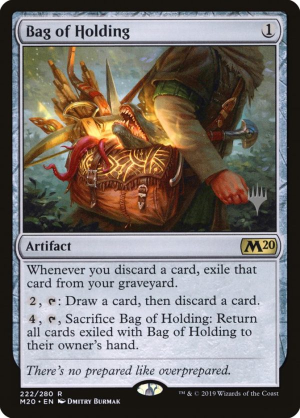 Bag of Holding (Promo Pack) [Core Set 2020 Promos] For Sale