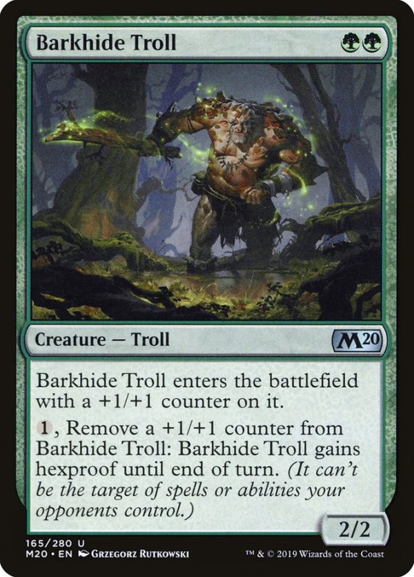 Barkhide Troll [Core Set 2020] For Discount