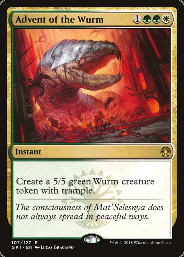 Advent of the Wurm [Guilds of Ravnica Guild Kit] Hot on Sale