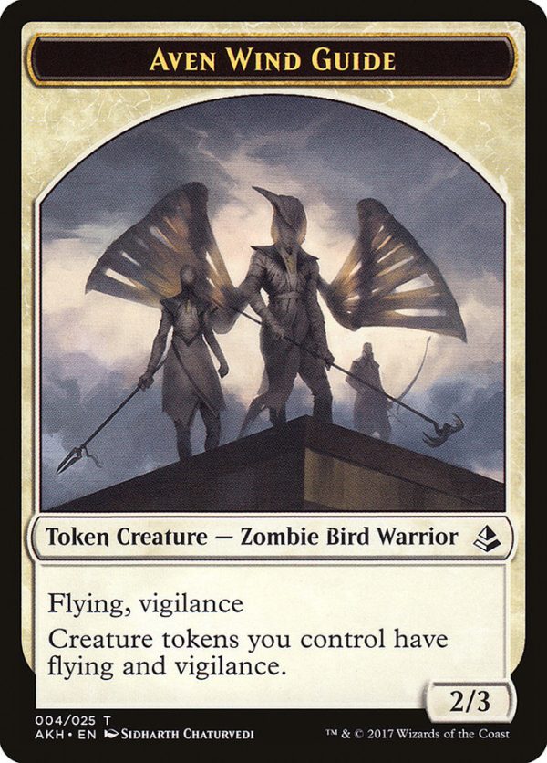 Aven Wind Guide    Hippo Double-Sided Token [Amonkhet Tokens] Supply