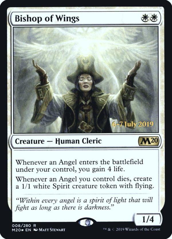 Bishop of Wings [Core Set 2020 Prerelease Promos] For Cheap