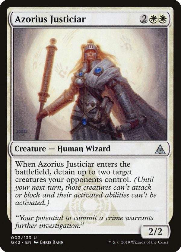 Azorius Justiciar [Ravnica Allegiance Guild Kit] Hot on Sale