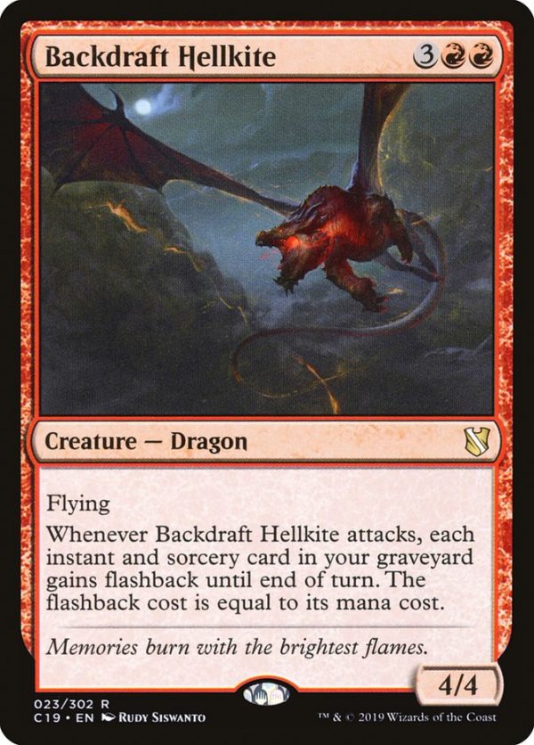 Backdraft Hellkite [Commander 2019] For Sale