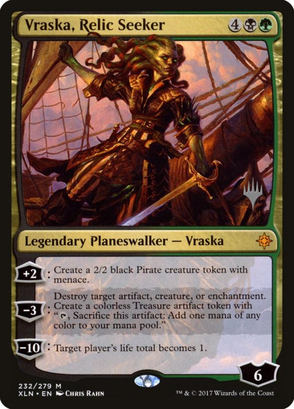 Vraska, Relic Seeker (Promo Pack) [Ixalan Promos] on Sale