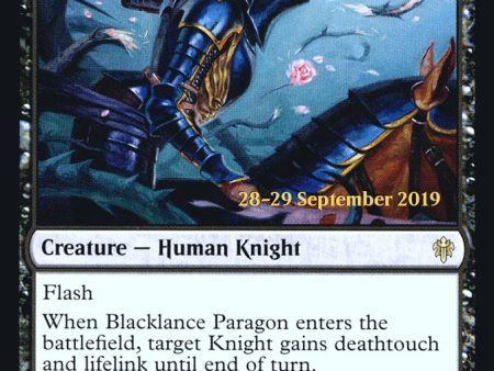 Blacklance Paragon [Throne of Eldraine Prerelease Promos] For Sale