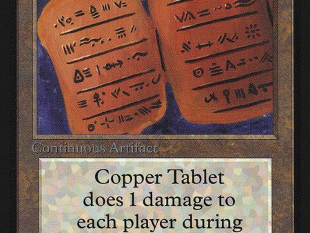 Copper Tablet [International Collectors  Edition] For Cheap