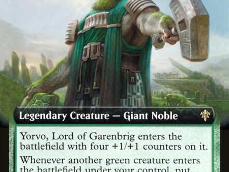 Yorvo, Lord of Garenbrig (Extended Art) [Throne of Eldraine] on Sale