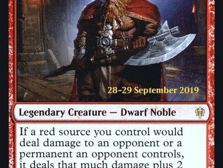 Torbran, Thane of Red Fell [Throne of Eldraine Prerelease Promos] Online now