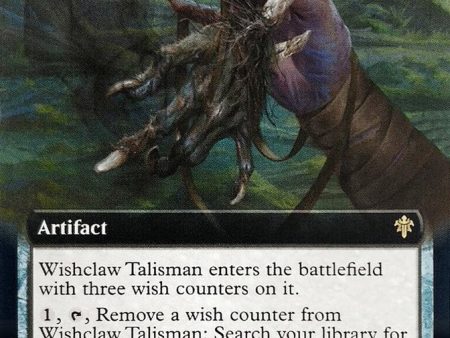 Wishclaw Talisman (Extended Art) [Throne of Eldraine] For Cheap